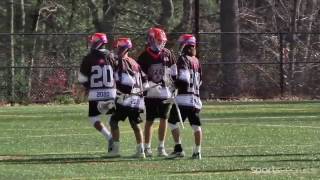 Eric Raguin Fall Lacrosse Highlights Brown 24 [upl. by Ahcatan]