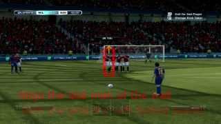 FIFA 13 FIFA 14 PC BASIC FREE KICK TUTORIAL KEYBOARD YouTube [upl. by Enilrac41]