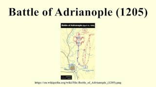 Battle of Adrianople 1205 [upl. by Aelrac980]