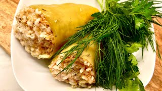 Фаршированный перец с фаршем и рисом Вкусно полезно и просто [upl. by Quenby811]