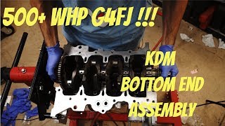 Hyundai Bottom End Assembly G4fJ [upl. by Orvan323]