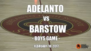 Game Highlights Adelanto vs Barstow Boys [upl. by Dannel564]