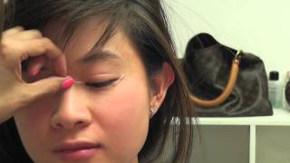 AN Cosmetics Eyelid fiber strips demo [upl. by Asim]