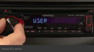 Kenwood KDC252U CD Receiver Display and Controls Demo  Crutchfield Video [upl. by Annad]