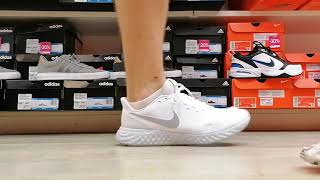 Nike Revolution 5 REVIEW amp ONFEET Test WHITE [upl. by Iams]