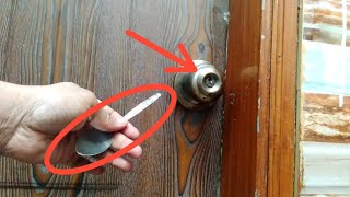 How To Open Door Lock Without Key  Door Lock Open Karne Ka Tarika  Lock Kholne Ka Tarika [upl. by Ydahs360]