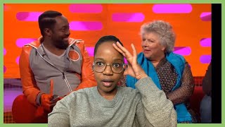 MIRIAM MARGOLYES AND WILLIAM THE GRAHAM NORTON SHOW REACTION [upl. by Elvera667]