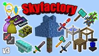 Skyfactory V3 Bedrock Edition Modpack MCPE Minecraft [upl. by Eniamrej]