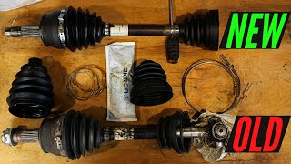 Rebuilding Fiat 500 Abarth CV Axles [upl. by Ahsenahs]