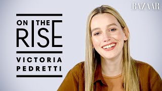 You Star Victoria Pedretti Reveals Her First Celebrity Crush and Talks Working With Penn Badgley [upl. by Libove289]