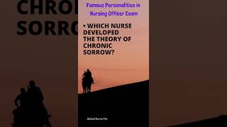 Which nurse developed the theory of chronic sorrow nursingexam [upl. by Ceciley]