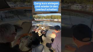 FrauenSkippertraining an der Müritz mit Skipper Jörg auf einer Motoryacht [upl. by Carroll]