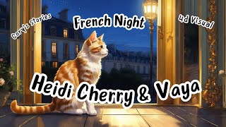 Fun Bedtime Story For Kids  Heidi Cherry amp Vaya  French Night [upl. by Ahsiri]