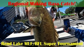 Rend Lake MLFBFL Super Bass Tournament Day 1 090724 with Boater Larry Diveley [upl. by Aennaej]