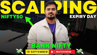 Live Intraday Trading  banknifty expiry  19 September  Option Buying [upl. by Nomrah813]