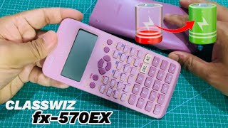 How to Change Battery for CASIO Scientific Calculator fx570EX Classwiz [upl. by Marja722]