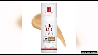 EltaMD UV Daily Tinted Sunscreen with Zinc Oxide SPF 40 Face Sunscreen Review [upl. by Adelheid]