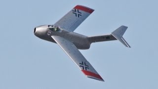 FOCKE WULF TA 183  quotHUCKEBEINquot RAVEN RC  JETCAT P20 AT BARKSTON WARBIRDS  1  2014 [upl. by Ahsataj]