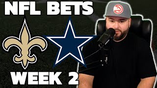 Saints vs Cowboys Week 2 Bets  NFL Picks With Kyle Kirms [upl. by Akimyt]