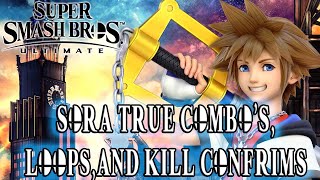 Sora True Combos IDJ loops Jab lock ideas And Kill Confirms  Smash Ultimate [upl. by Richards191]