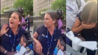 Citibike Karen Exposed As PA Sarah Jane Comrie And Suspended From Job At Bellevue Hospital NYC [upl. by Annairt]