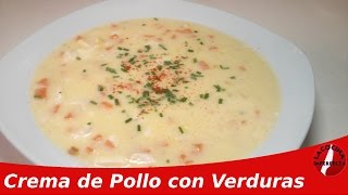 Crema de Pollo con Verduras  La Cocina Imperfecta [upl. by Rollet]