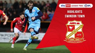 HIGHLIGHTS  Swindon Town vs Crawley Town [upl. by Legnalos]