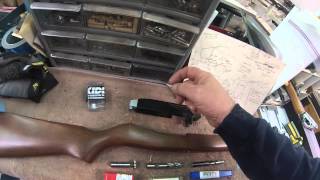 RUGER 1022 KIDD REAR TANG STOCK INLET A [upl. by Elocn]