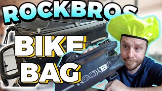 ROCKBROS Bike Pannier Bag Every Cyclist Needs this  £25 Storage Solution [upl. by Kedezihclem128]