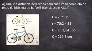 Correção dos exercícios sobre comprimento da circunferência [upl. by Sender]