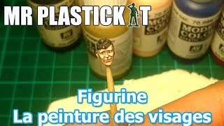 FIGURINE  La peinture des visages des figurines au 135 [upl. by Aihsenet]