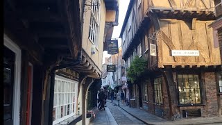 The Shambles Medieval Shopping Street York [upl. by Emmerie679]