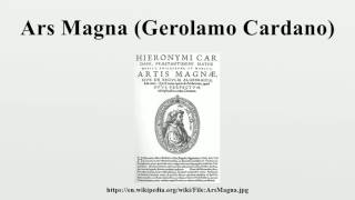 Ars Magna Gerolamo Cardano [upl. by Ebbie]