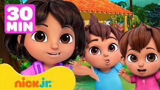 Dora  As Aventuras dos Bebês da Dora 👶 30 Minutos  Nick Jr em Português [upl. by Attelocin]