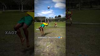 Ishow Speeds Bicycle Kick 🥶😱 shorts ronaldo ishowspeed shortsvideo [upl. by Rosenberger337]