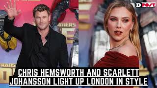 Chris Hemsworth and Scarlett Johansson Light Up London in Style [upl. by Harelda]