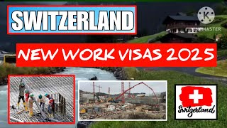 How to apply for Switzerland work permit They grant 8500 Work Visas in 2025  New QuotaIdealimm [upl. by Anide]