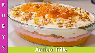 Apricot Trifle Khubani ka Meetha Recipe in Urdu Hindi  RKK [upl. by Xyla]