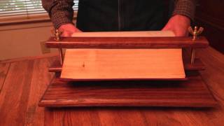 Fore Edge Painting Display Press [upl. by Nylarej439]