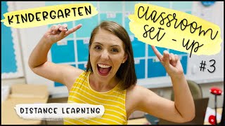 Kindergarten Classroom SetUp 3  PrePlanning Week  Distance Learning Teacher Vlog [upl. by Kast]