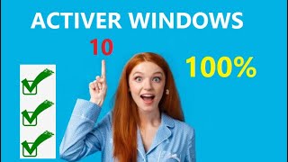 Activer Windows 10 Avec 100 de Réussite [upl. by Aliak]