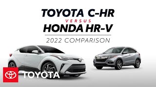 2022 CHR vs 2022 Honda HRV  Toyota [upl. by Cohberg160]