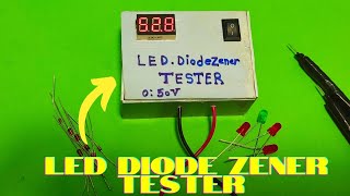 Make very simple led and diode ZENER tester [upl. by Stargell]