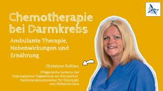 Chemotherapie bei Darmkrebs Ambulante Therapie Nebenwirkungen und Ernährung [upl. by Cordeelia]