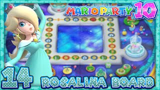 Mario Party 10 Part 14  Rosalina Amiibo Board 4 Player [upl. by Irbmac]