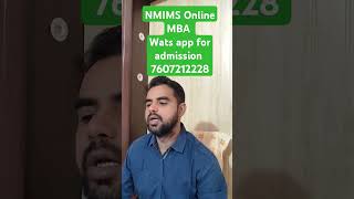 NMIMS Online MBA online degree programs from NMIMS Online 7607212228 watsap for admission or call us [upl. by Wandy]