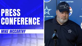 Head Coach Mike McCarthy Press Conference  DALvsLAC  Dallas Cowboys 2023 [upl. by Dlnaod209]