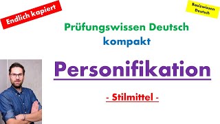 Personifikation  Sprachliche Mittel im Deutschunterricht [upl. by Enaasiali414]