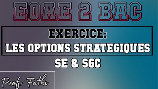 EXERCICE EOAE 2BAC │ LES OPTIONS STRATEGIQUES [upl. by Fuchs]