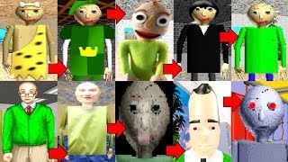 Evolution of Baldi in Baldis Basics 2019 [upl. by Clayson]